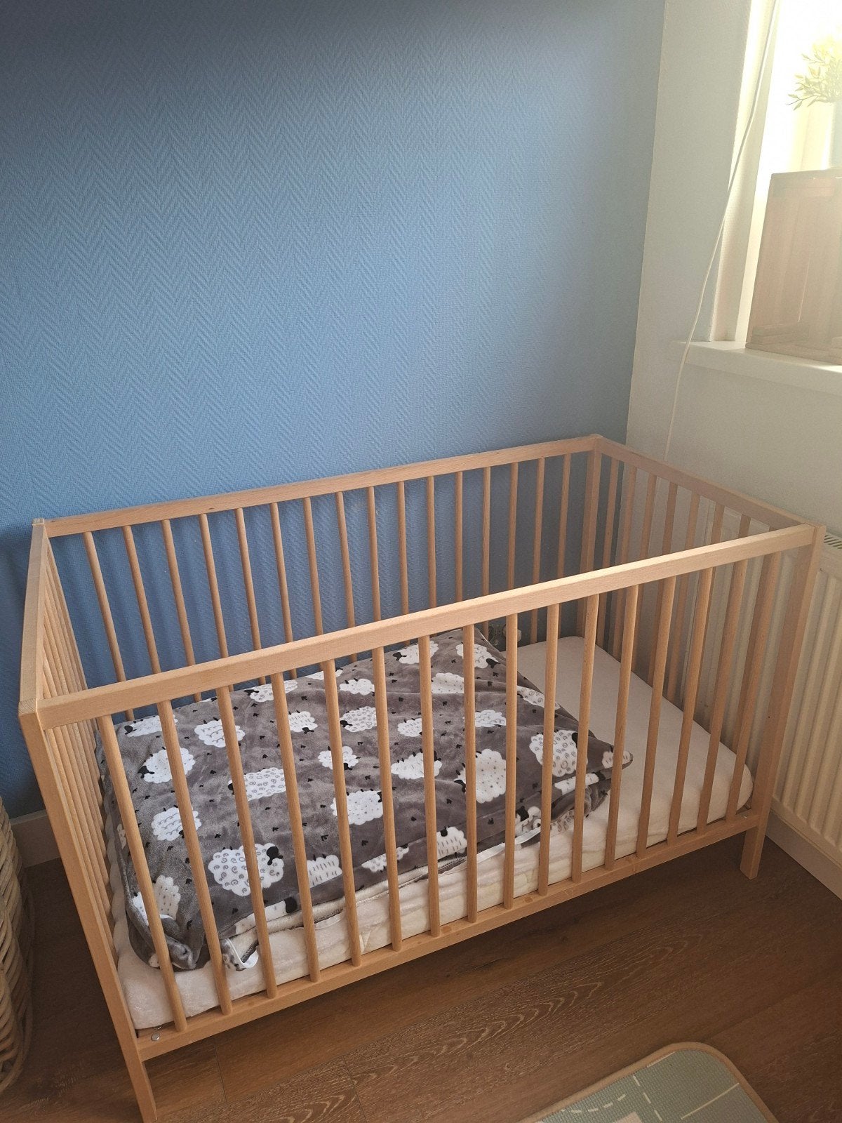 Houten ledikantje, Gebruikt, 70 tot 85 cm, 140 tot 160 cm, Ophalen