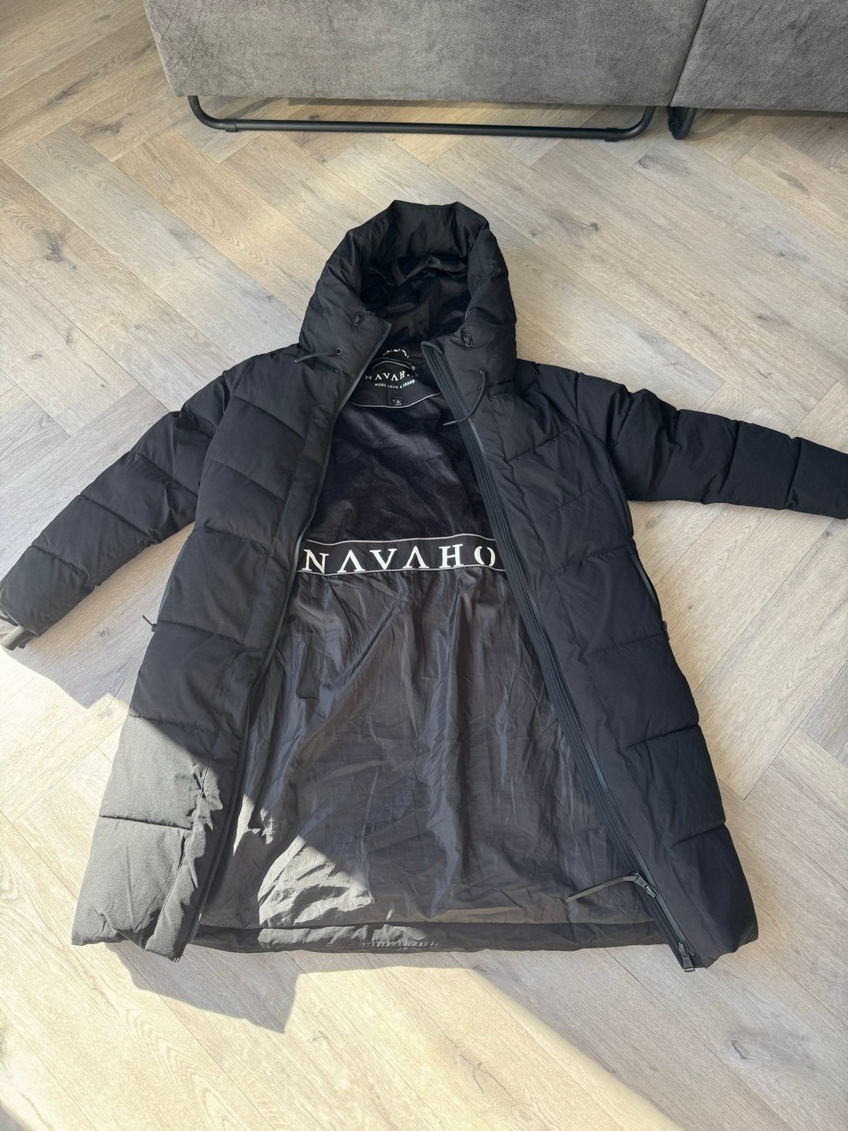 Navahoo winterjas dames XL - Zo goed als nieuw, Ophalen of Verzenden, Zo goed als nieuw, Maat 46/48 (XL) of groter, Zwart