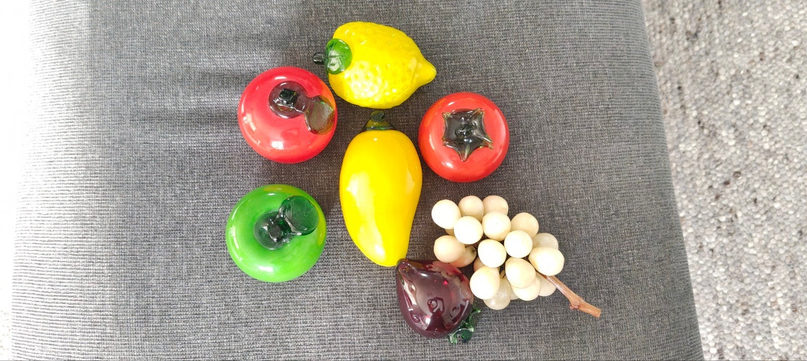 glazen  fruit  ziet prachtige  mooi .  zijn 3 appels, Ophalen, Zo goed als nieuw, Poppenhuis