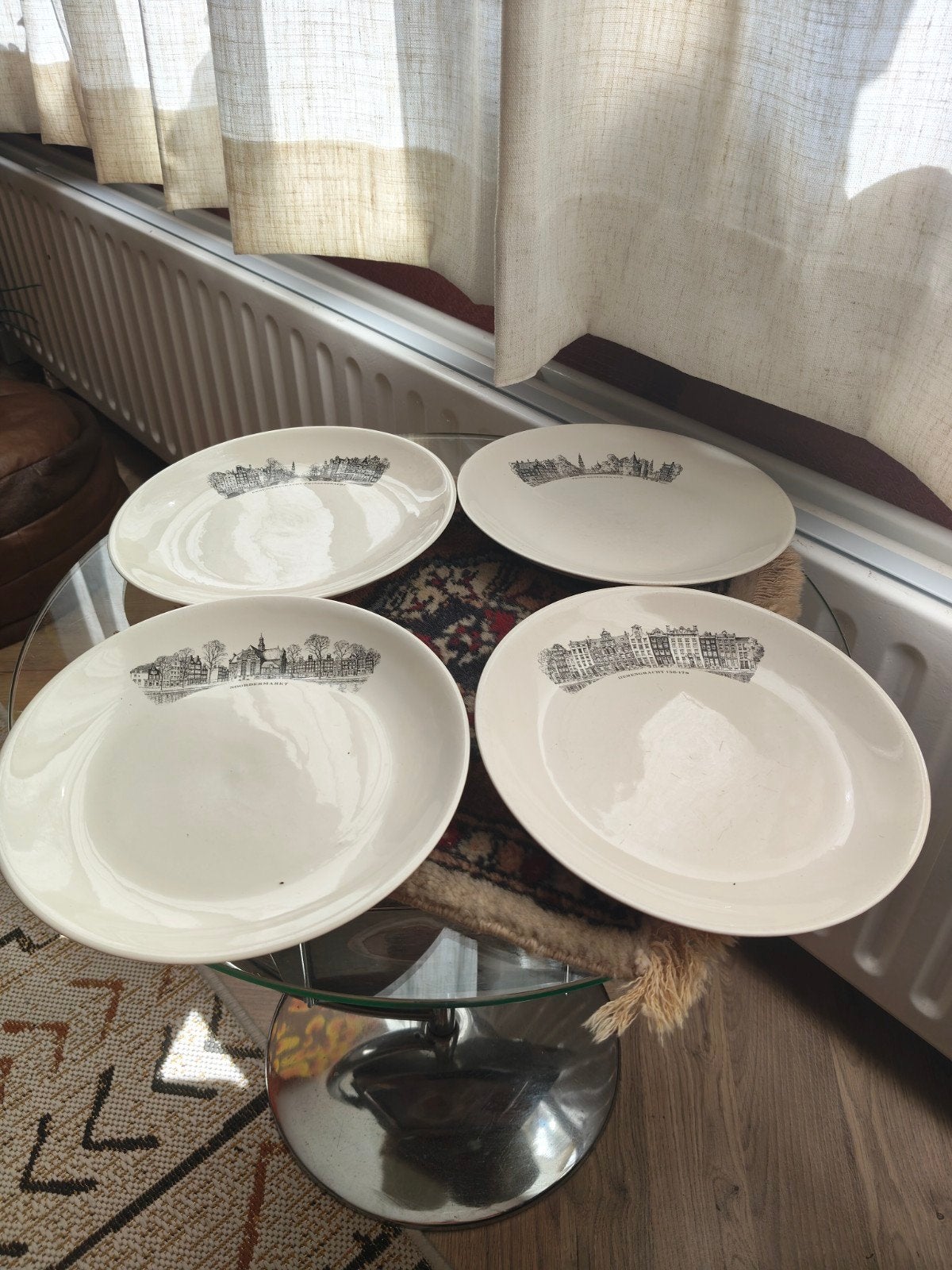Villeroy & Boch Amsterdam borden set - 4 stuks, Antiek en Kunst, Ophalen of Verzenden