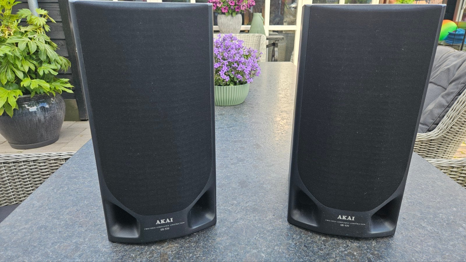 Luidsprekers akai, Ophalen of Verzenden, Minder dan 60 watt, Front, Rear of Stereo speakers, Overige merken