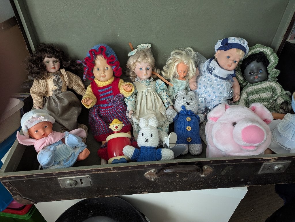 Oude poppen, Verzamelen, Poppen, Ophalen, Gebruikt, Pop