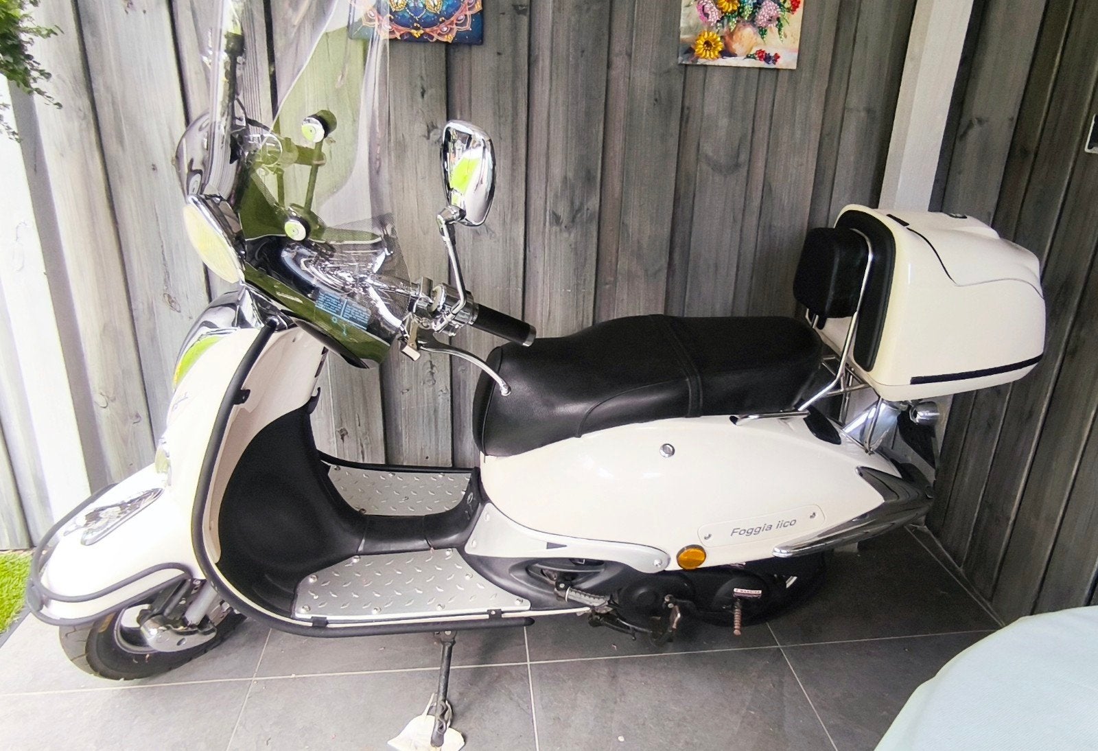 Foggia Iico Scooter - Wit, Weinig kilometers, Ophalen, Gebruikt, Benzine, Overige merken