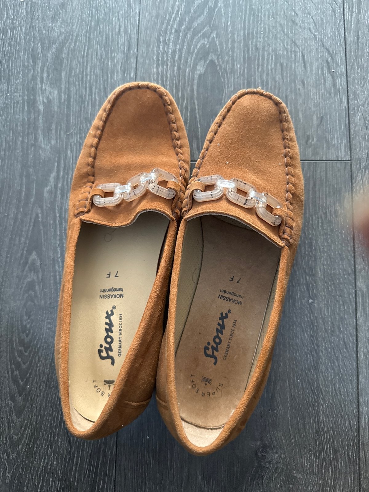 Sioux mocassins dames - Zo goed als nieuw, Ophalen of Verzenden, Zo goed als nieuw, Bruin, Instappers