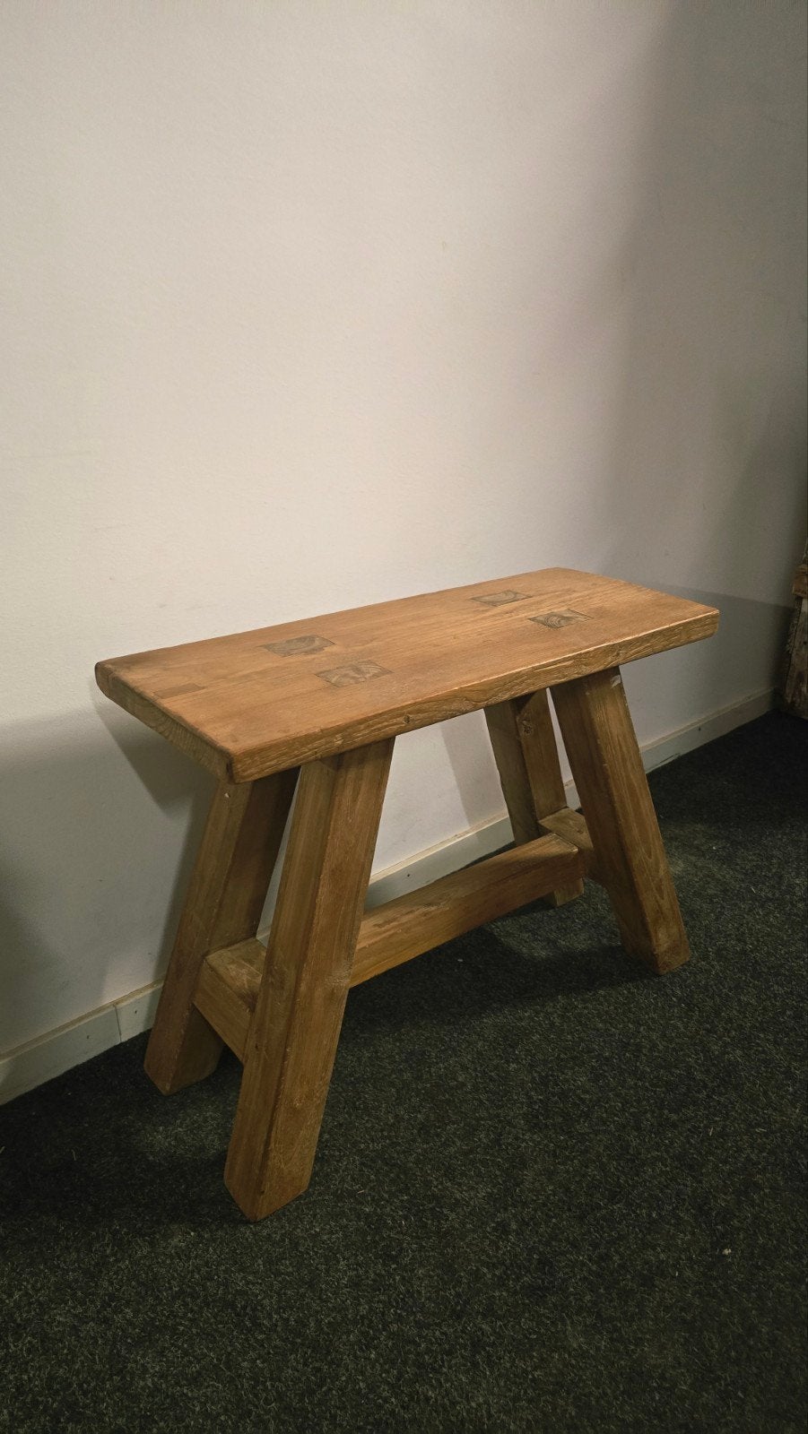 Mooi Teak houten bankje Nieuw Direct Leverbaar