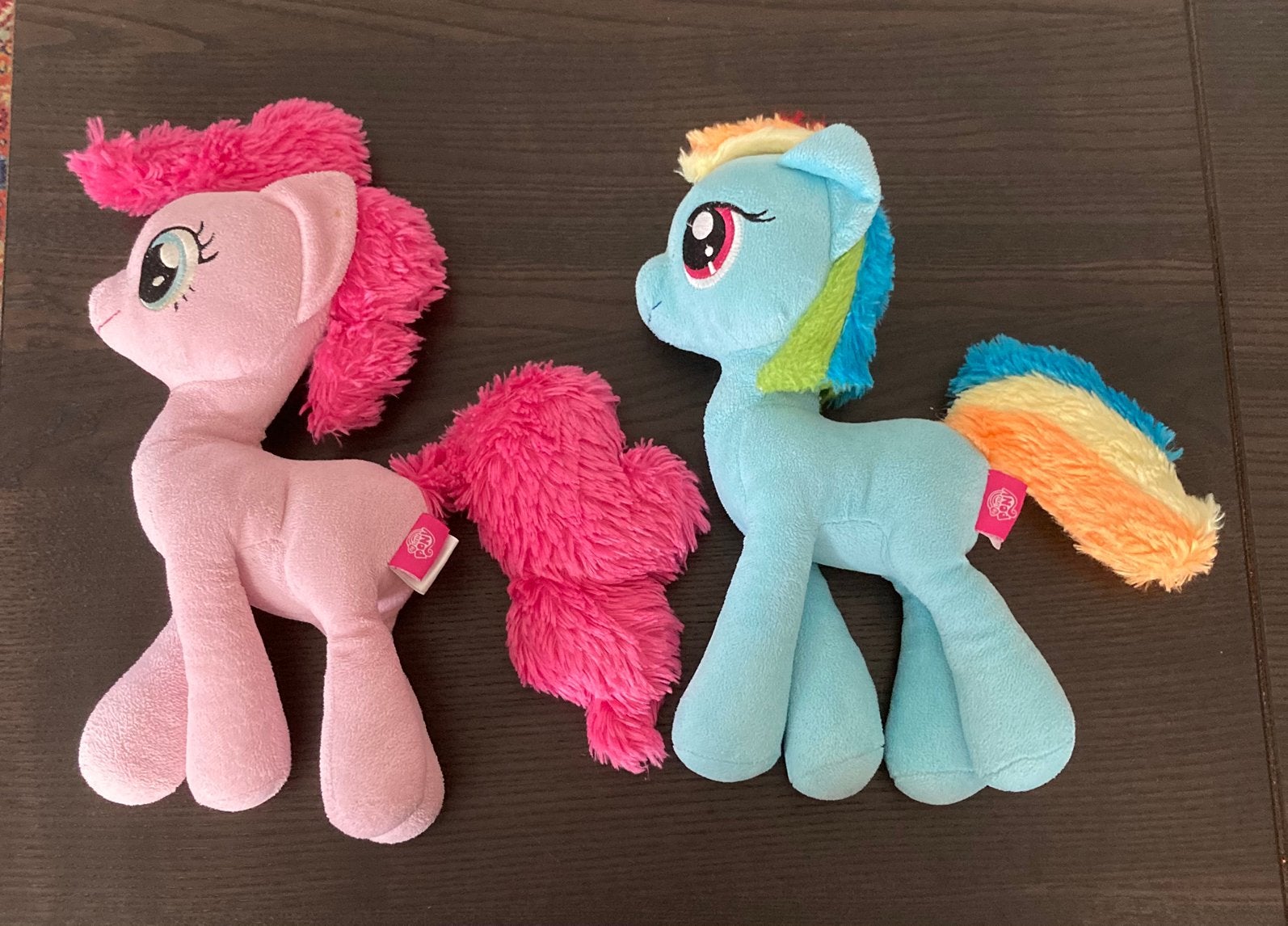 2 My Little Pony knuffels (32-35 cm), Ophalen of Verzenden, Gebruikt