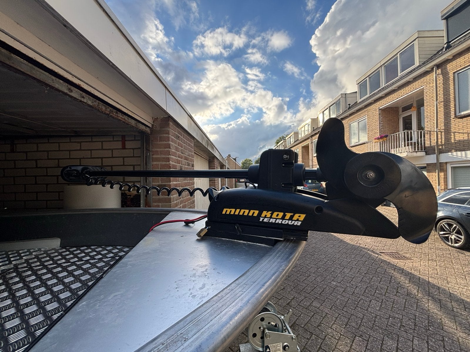 Minn Kota Terrova i-Pilot Boegmotor 55lbs, Watersport en Boten, Ophalen, Gebruikt, Motor en Techniek