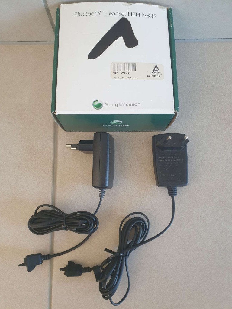 2x lader voor Bluetooth headset Sony Ericsson HBH-IV835, Telecommunicatie, Ophalen of Verzenden, Bluetooth