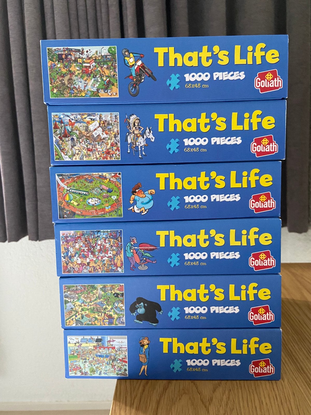That’s Life puzzels 1000 stukjes, Ophalen, 500 t/m 1500 stukjes, Zo goed als nieuw, Legpuzzel