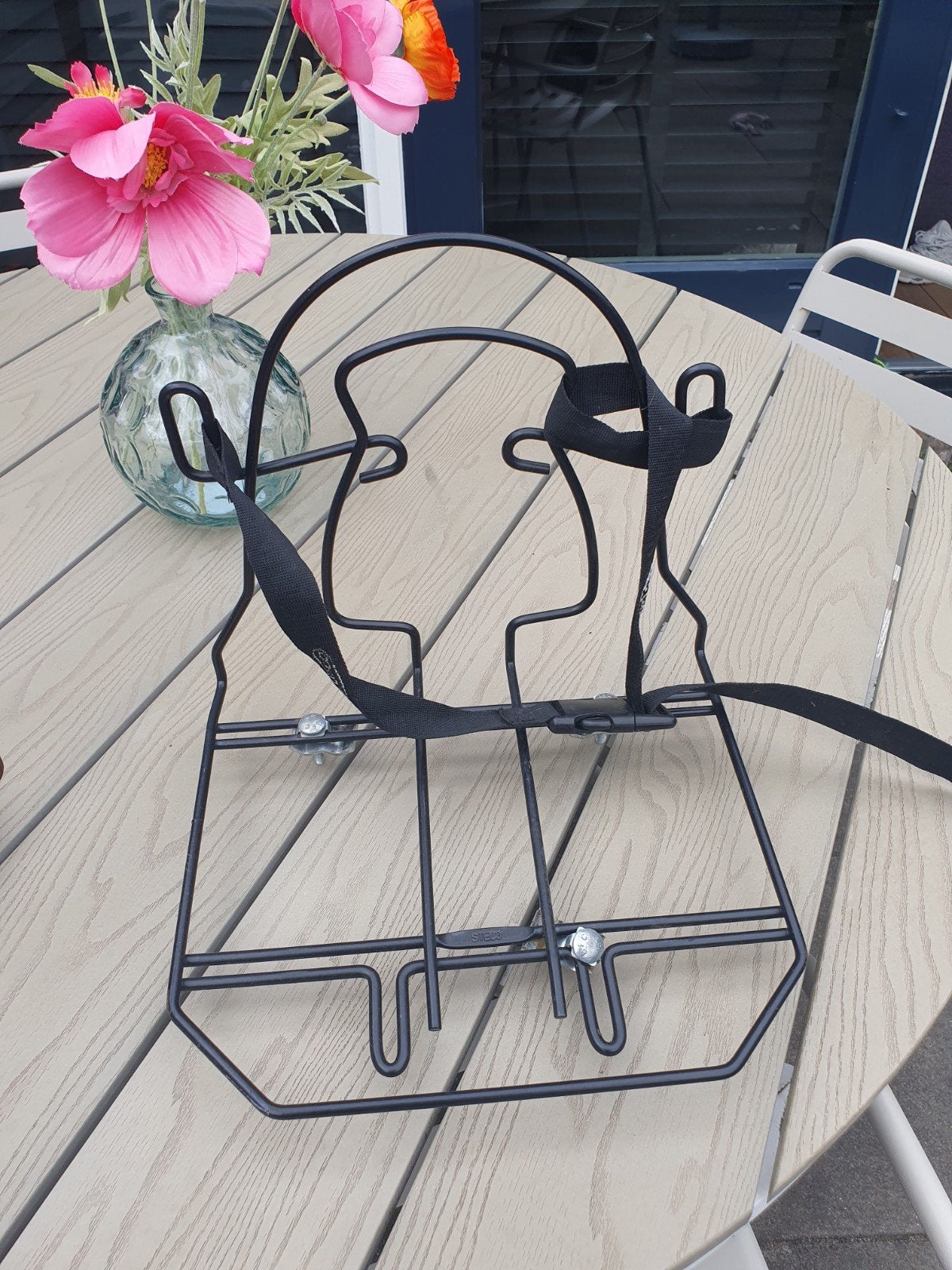 Steco fietsdrager voor schooltas, Ophalen, Gebruikt
