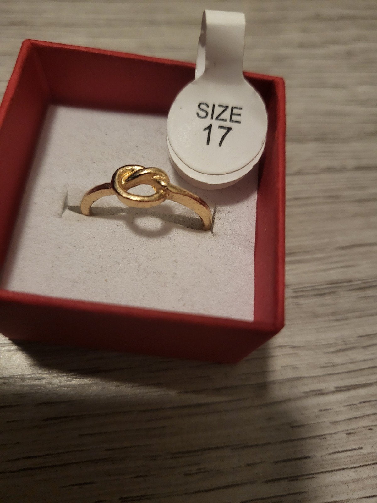 Nieuwe Gouden Knoop Ring - Maat 17, Nieuw, Ophalen of Verzenden, 17 tot 18, Dame of Heer