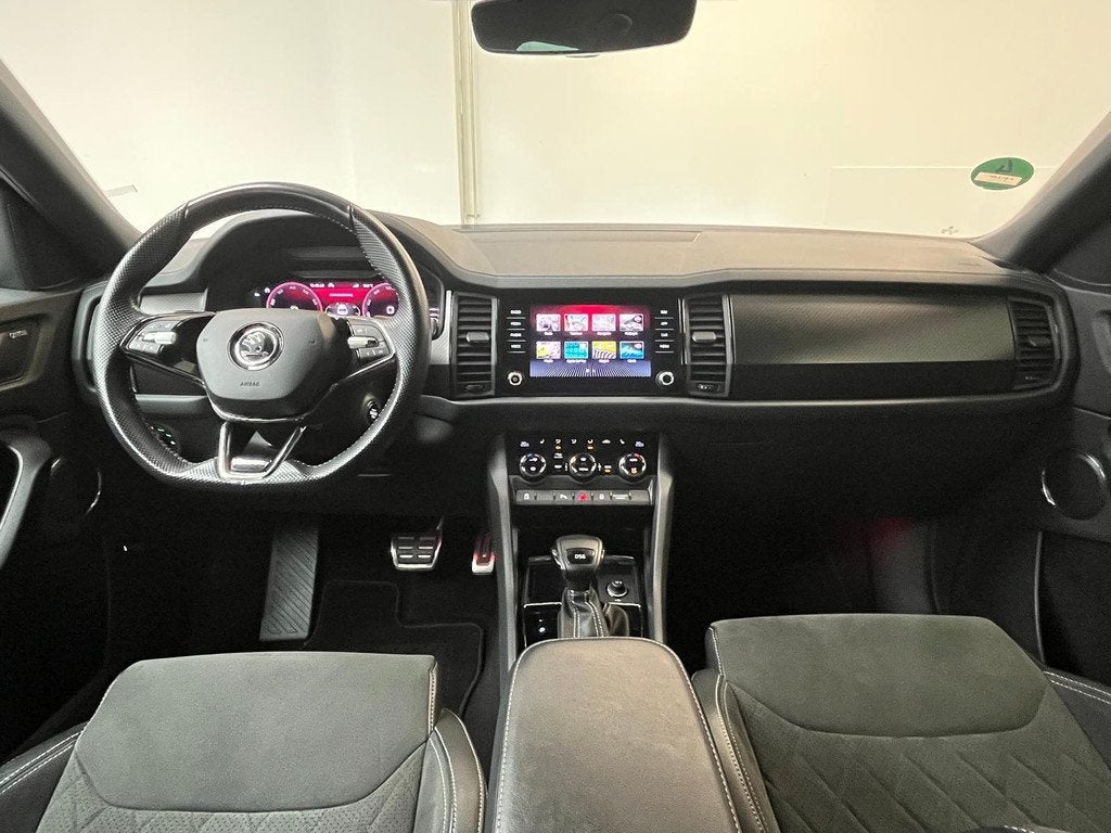 Skoda Kodiaq 1.5 TSI Sportline | Trekhaak | Canton | Leer/Al, Auto's, 4 cilinders, Alcantara, Origineel Nederlands, Bedrijf