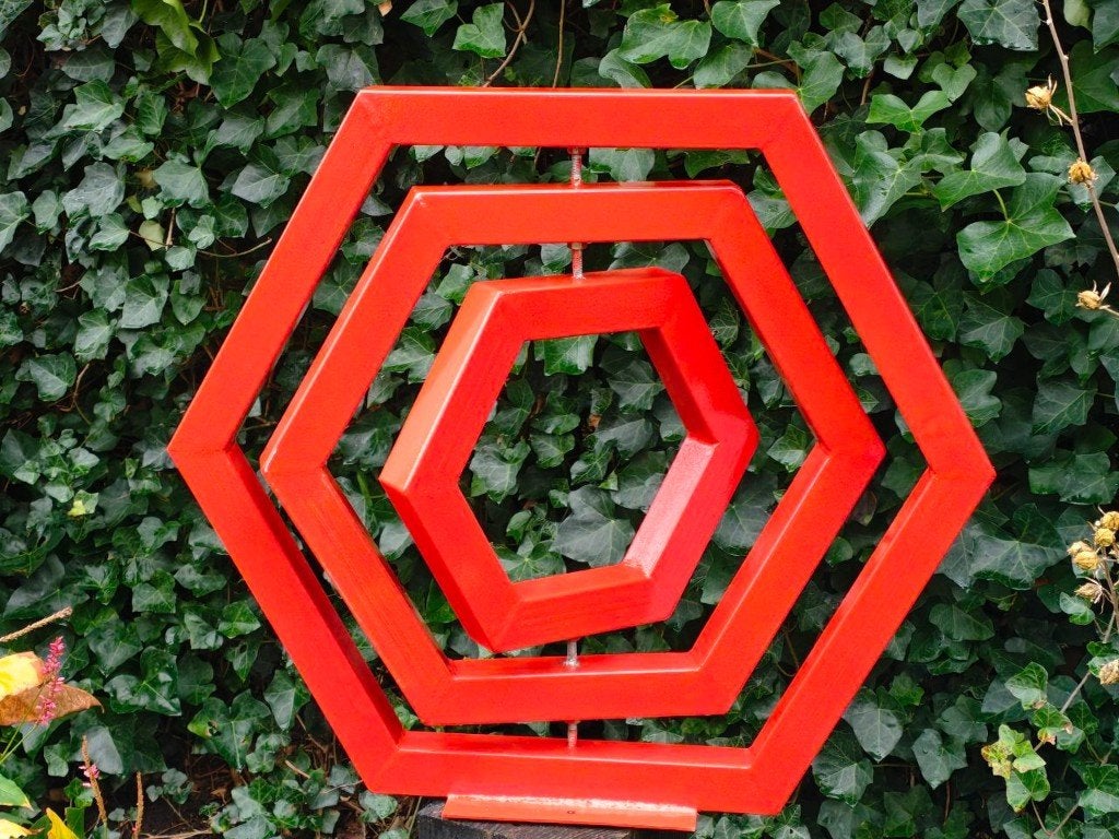 Tuinkunst-Spiderweb, Ophalen, 75 cm, Handgemaakt, Beeld