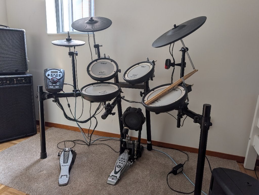 Roland TD-11 inclusief Mesh trommels, Muziek en Instrumenten, Drumstellen en Slagwerk, Ophalen, Zo goed als nieuw, Roland, Elektronisch