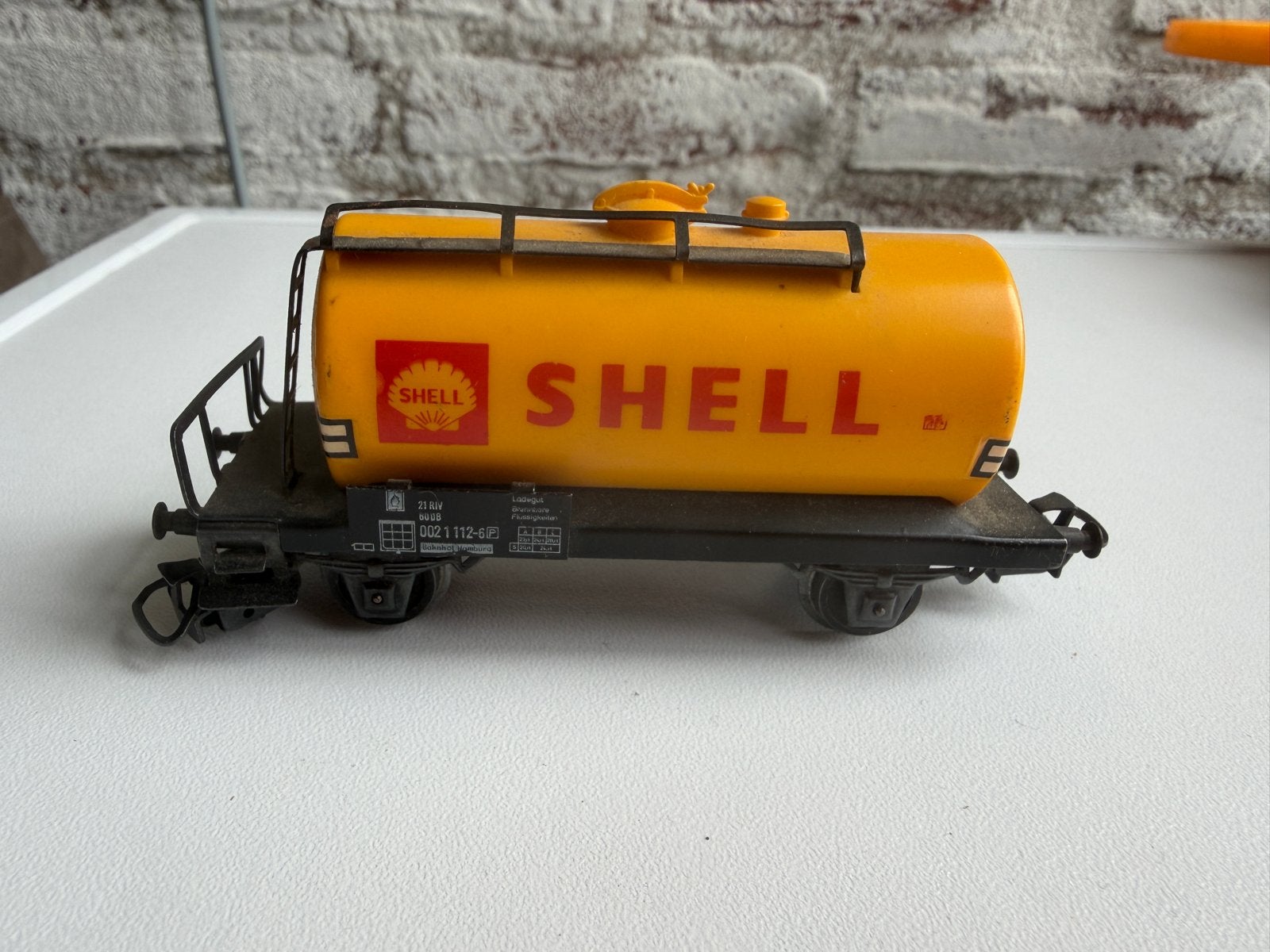 Märklin Shell tankwagon 4502, Wisselstroom, Gebruikt, Wagon, Ophalen of Verzenden