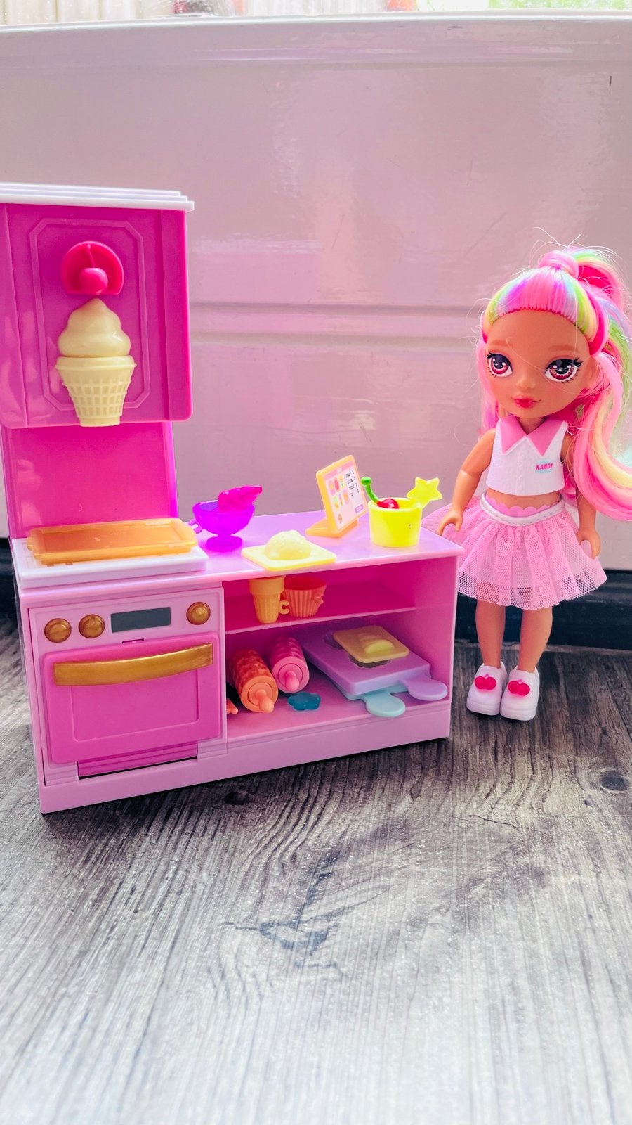Rainbow High pop met keuken speelset, Ophalen of Verzenden, Gebruikt, Overige typen
