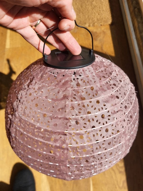 10x terracotta solar lampionnen van 25 cm, Tuin en Terras, Zonne-energie, Kunststof, Minder dan 50 watt, Ophalen of Verzenden