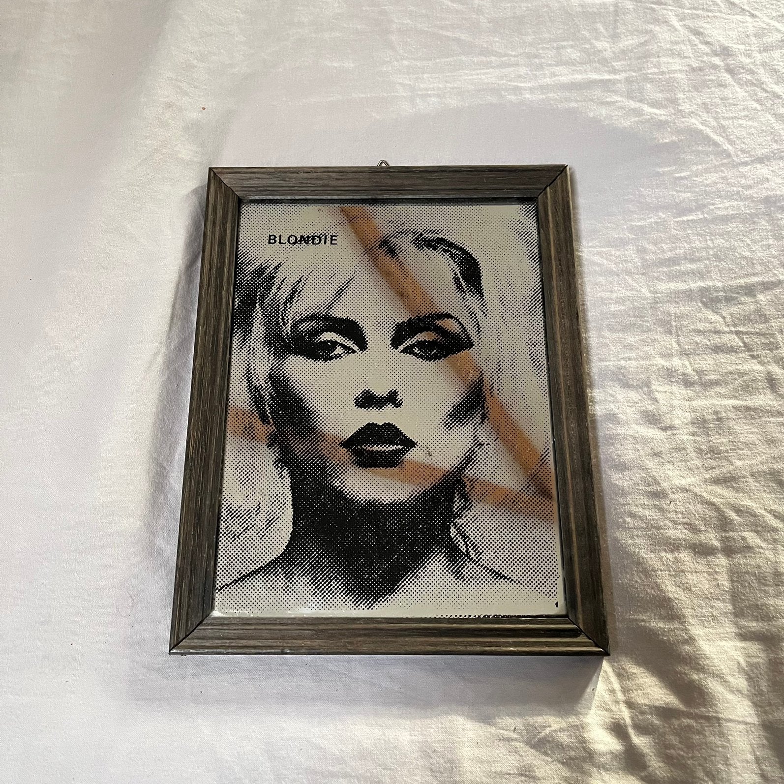 Vintage Blondie / Debbie Harry spiegel – Jaren 70/80 Pop Art, Verzamelen, Ophalen of Verzenden