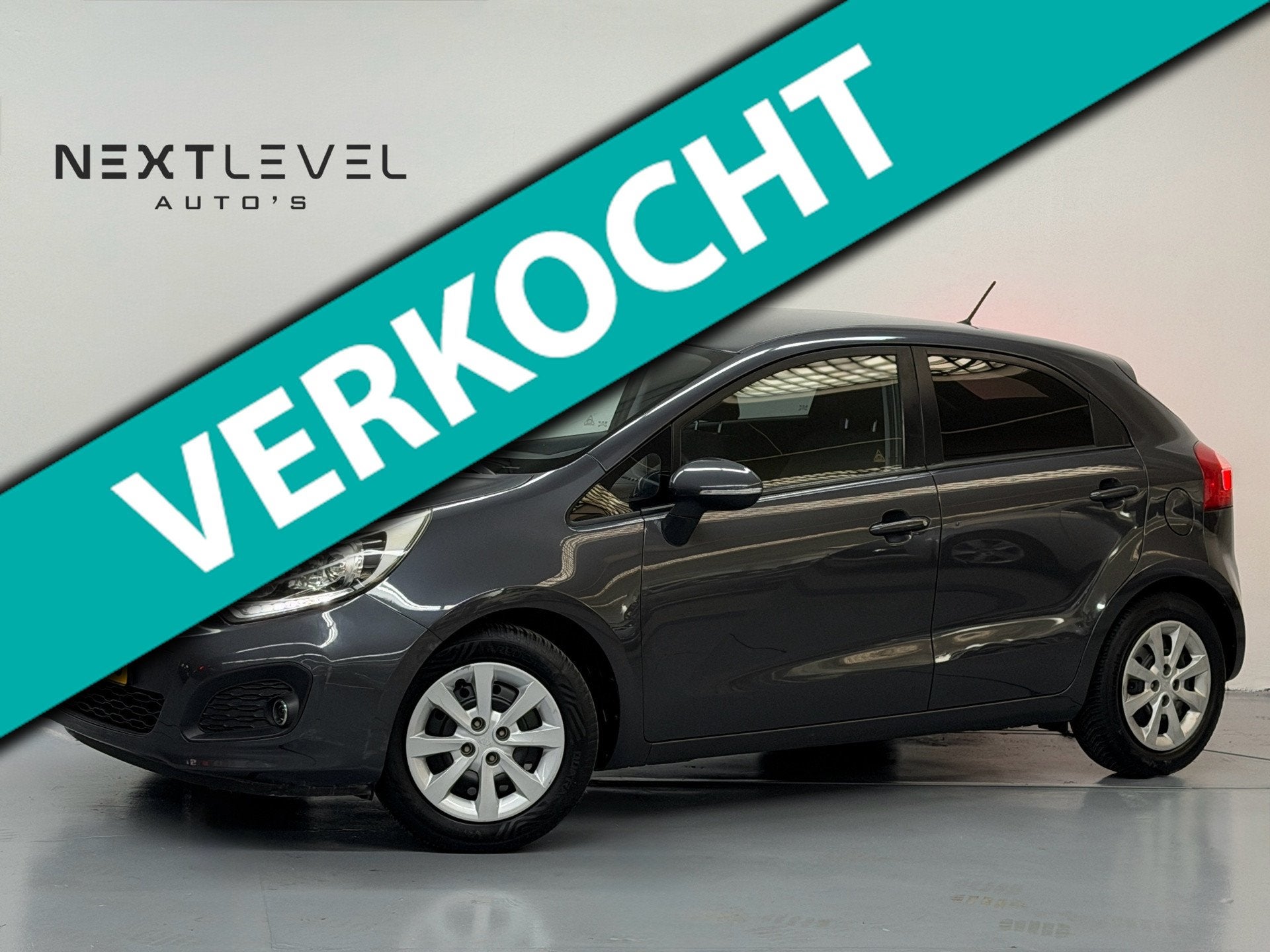 Kia Rio 1.2 CVVT Design Edition Nieuwe Koppeling Cruise Airc, Auto's, Euro 5, 4 cilinders, Origineel Nederlands, Bedrijf