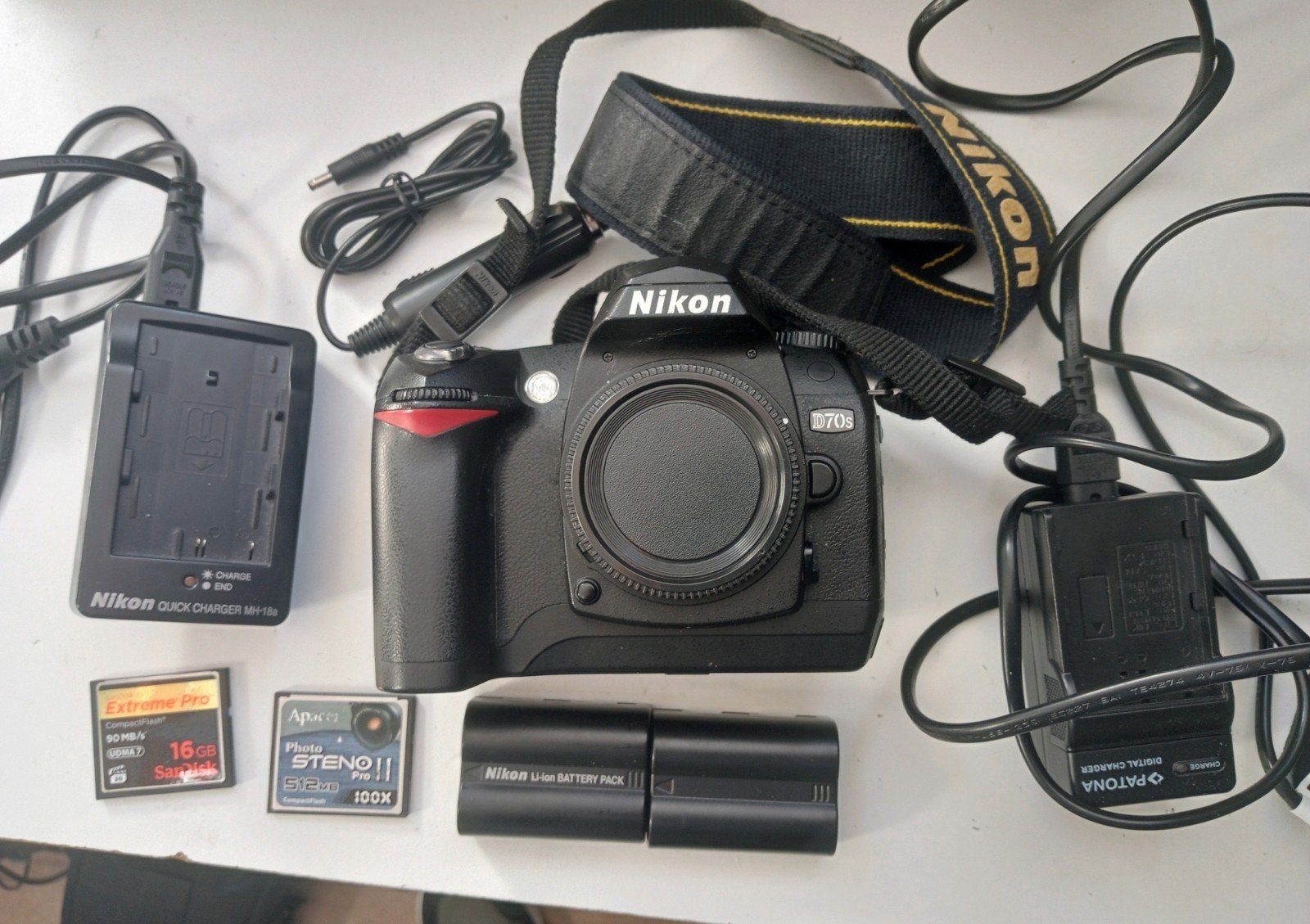 Nikon D70(S) DSLR /spiegelreflexcamera, Gebruikt, Spiegelreflex, 6 Megapixel, Ophalen of Verzenden