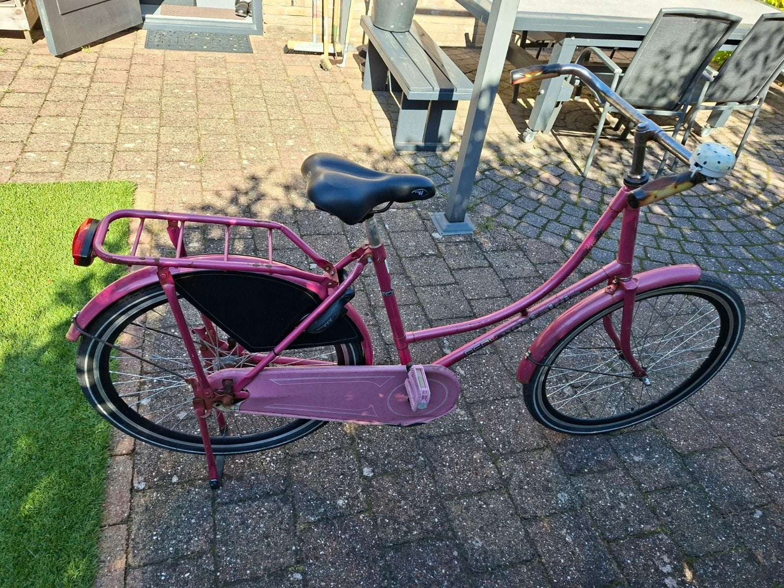 Roze fiets, 26 inch, Ophalen, Gebruikt, Terugtraprem, 26 inch of meer