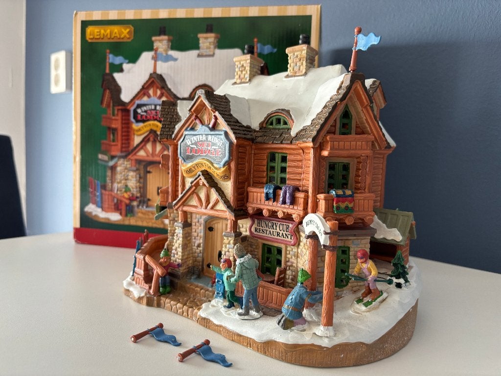 Lemax Winter Ridge Ski Lodge, Ophalen of Verzenden