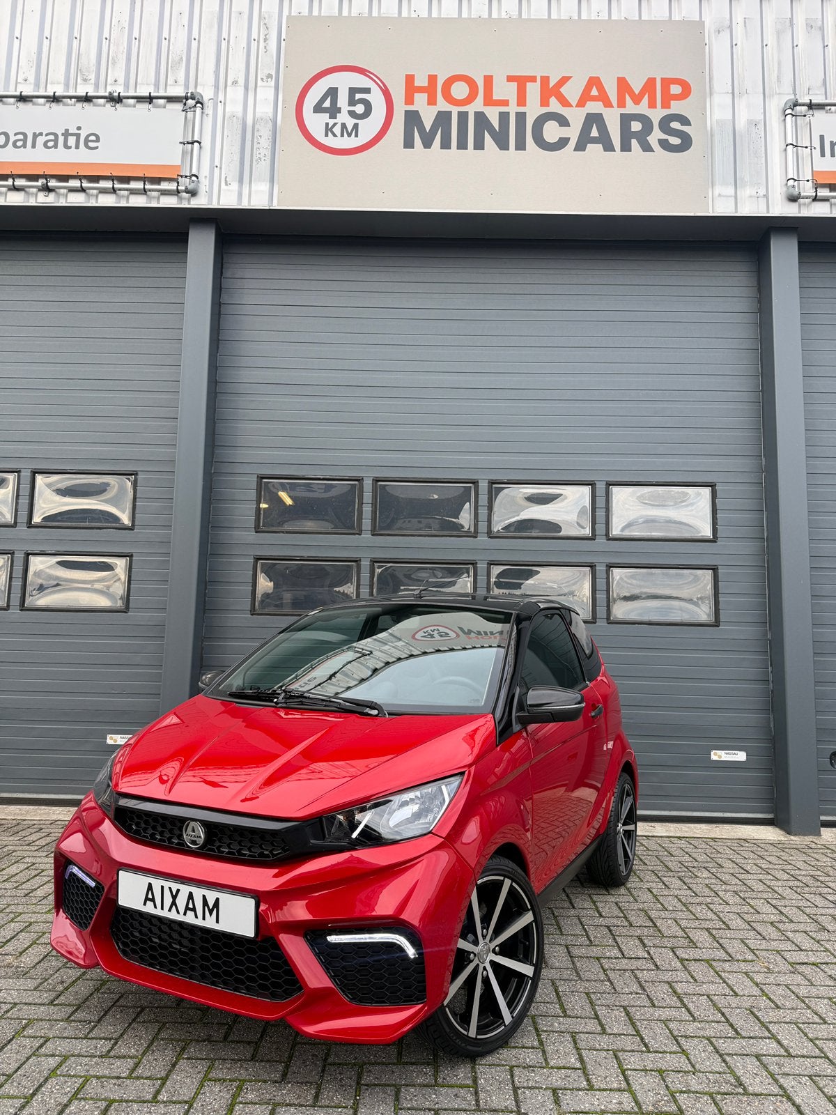 Aixam GTO SPORT Brommobiel 45KM / ROOD / Kubota / 2022, Holtkampminicars@gmail.com, Gebruikt, Holtkamp Minicars, 16 km/u of meer