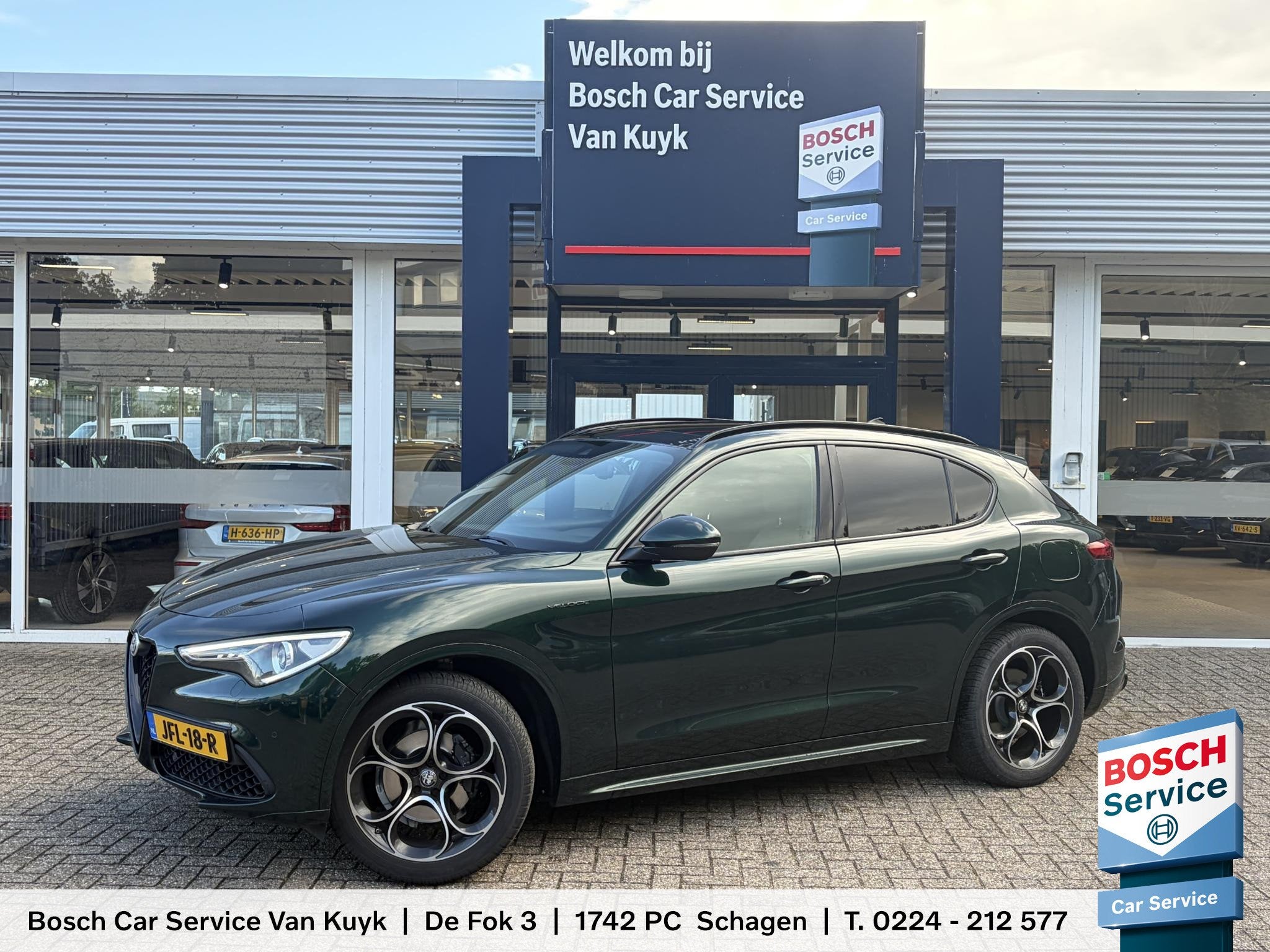 Alfa Romeo Stelvio 2.0 T AWD Veloce Ti / 280 PK / Bomvolle S, Auto's, Automaat, Dealer onderhouden, Euro 6, 4 cilinders