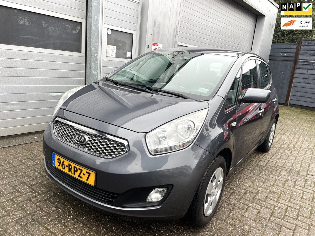 Kia Venga 1.4 CVVT Seven-Navi-Airco-Cruise-Trekhaak-APK 2027, Voorwielaandrijving, Euro 5, Stof, Gebruikt