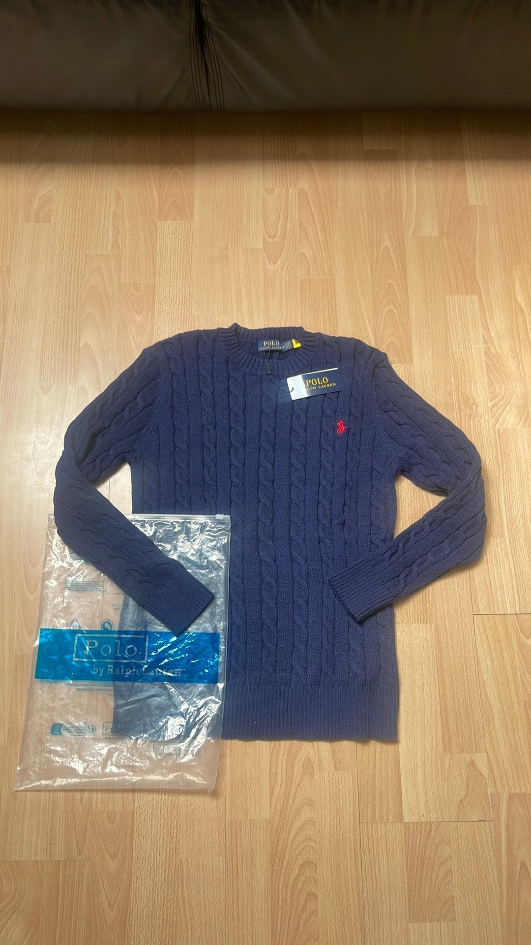 Ralph lauren knitwear/trui, Verzenden, Nieuw, Maat 46 (S) of kleiner, Blauw