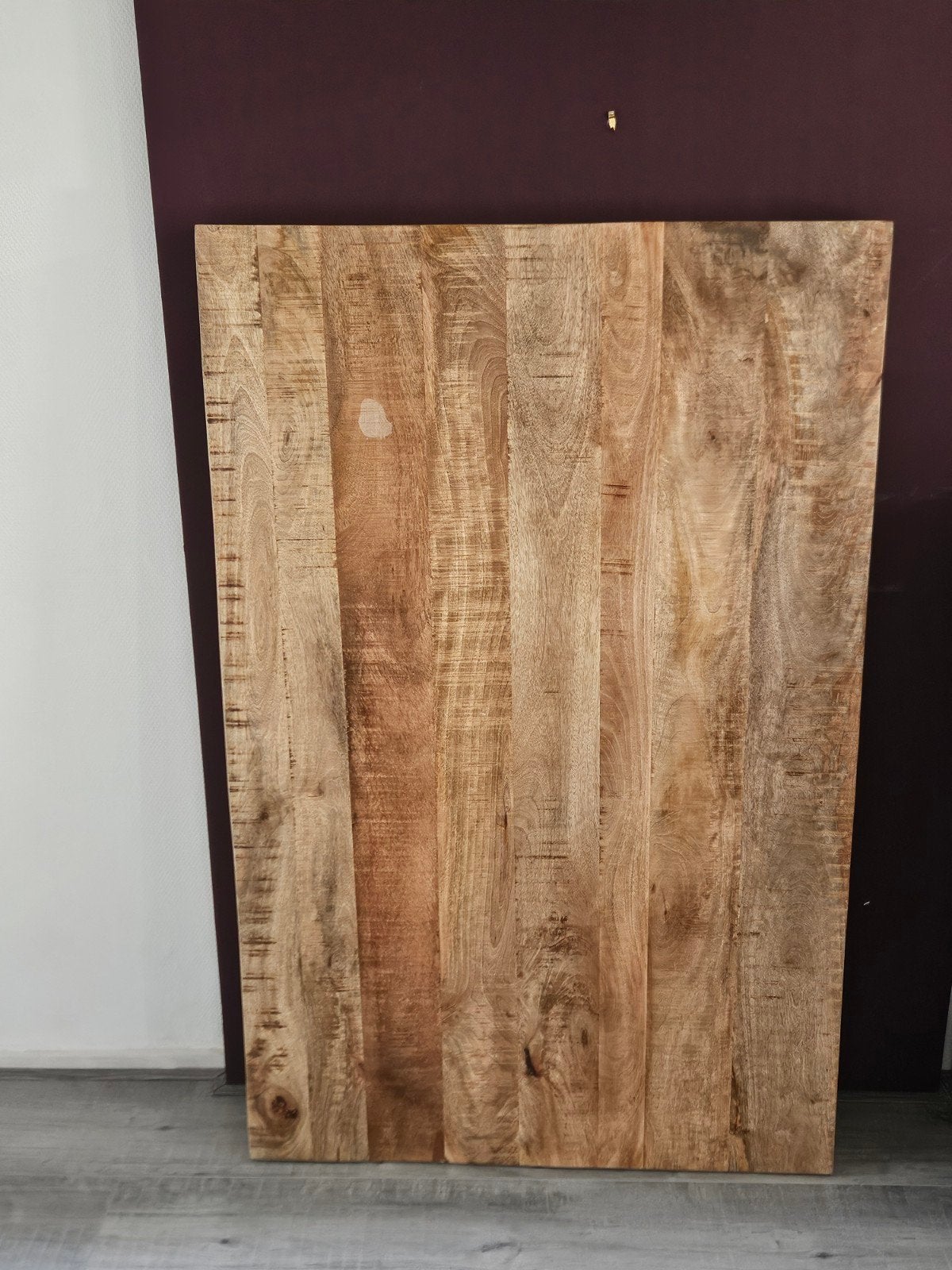 Houten Tafelblad. (140 x 90), Eiken, Plank, 50 mm of meer, Minder dan 200 cm