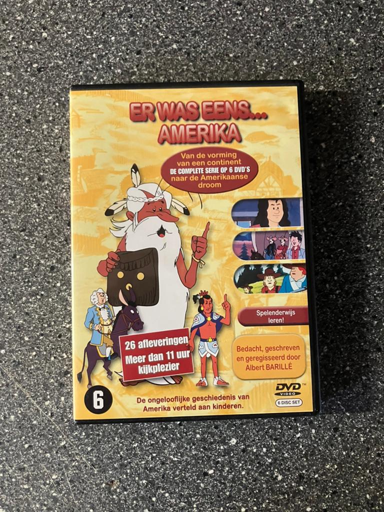 Er Was Eens - Amerika (6-Disc), Cd's en Dvd's, Dvd's | Tekenfilms en Animatie, Europees, Gebruikt, Tekenfilm, Ophalen of Verzenden
