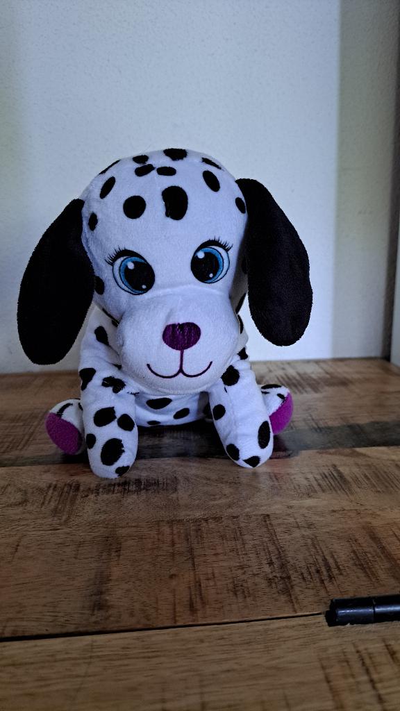 Dalmatier knuffel - Cuddle Crew, Overige merken, Zo goed als nieuw, Klein (minder dan 20 cm), Wit