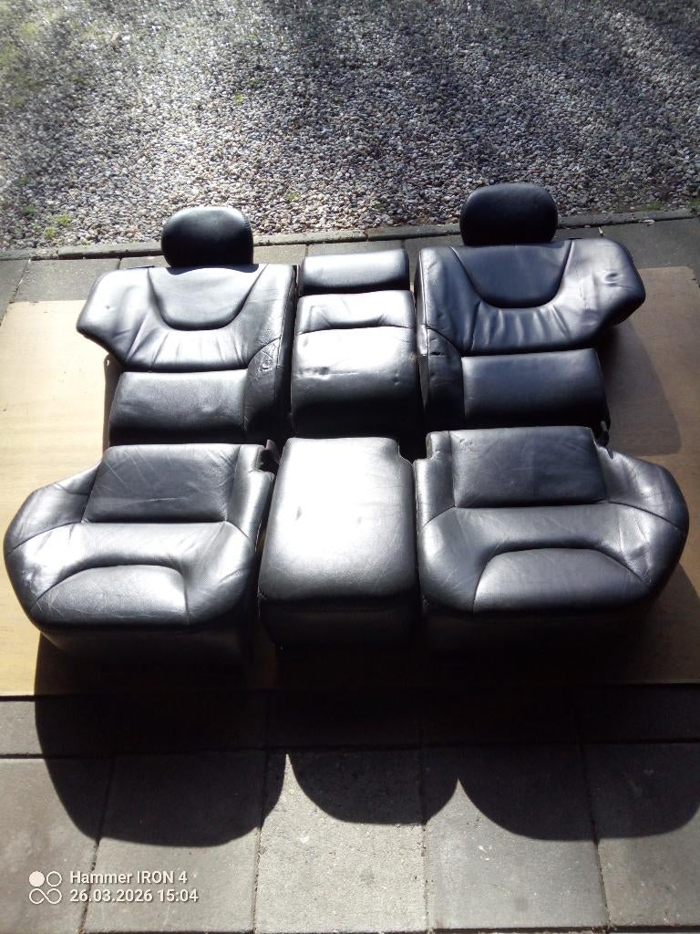achterbank volvo xc 70 2003  zwart leer, Auto-onderdelen, Interieur en Bekleding, Ophalen