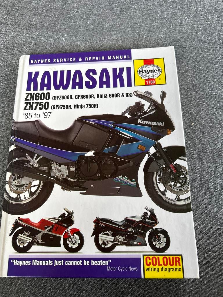 Kawasaki ZX600 & 750 Fours Service and Repair Manual, Motoren, Handleidingen en Instructieboekjes, Ophalen of Verzenden, Kawasaki