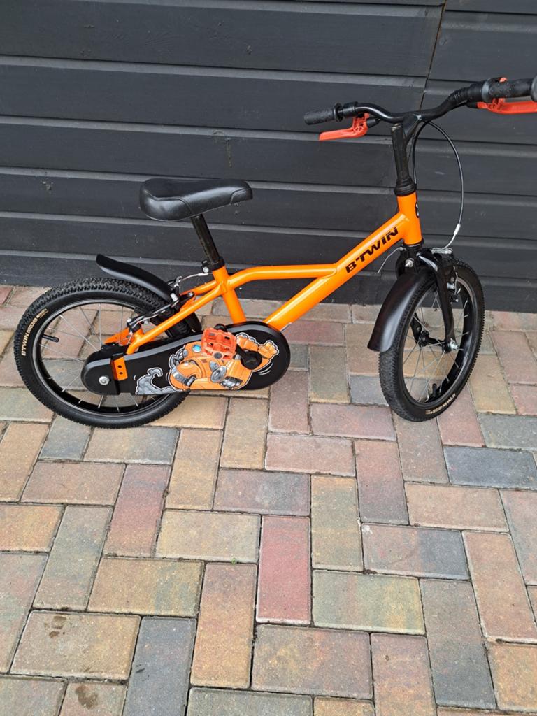 Btwin kinderfiets, Fietsen en Brommers, Ophalen of Verzenden, Zo goed als nieuw, Staal, 16 tot 20 inch