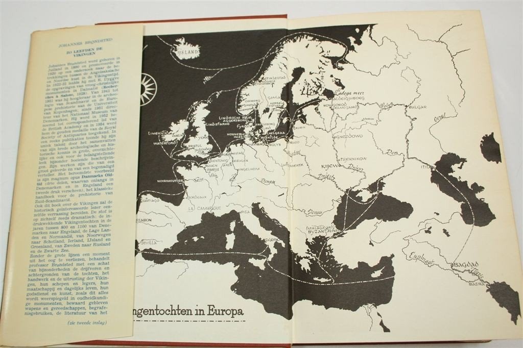 Zo Leefden de Vikingen — Brondsted, Vintage Boek 1962, Verzenden, Gelezen, Europa