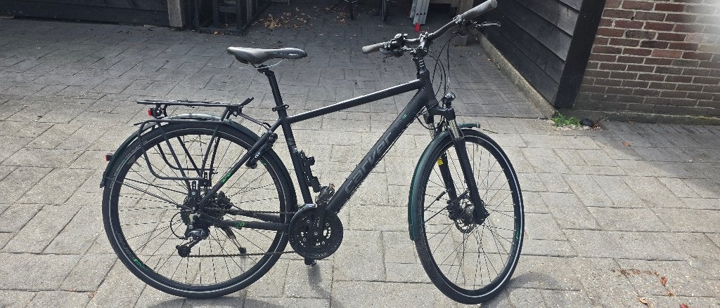 Tourfiets - Cube Carver Tour, Fietsen en Brommers, Fietsen | Heren | Herenfietsen, Gebruikt, Versnellingen, 49 tot 53 cm, Schijfrem
