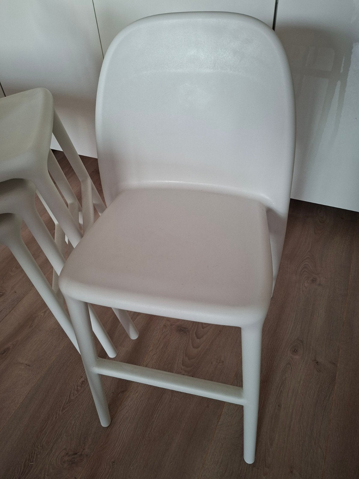 Ikea URBAN kinderstoelen, stapelbaar, wit, Ophalen, Kunststof, Wit, Zo goed als nieuw