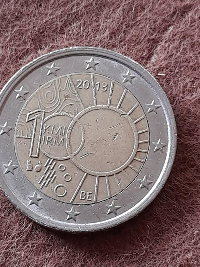 Euromunt, 100 jaar KMI, Postzegels en Munten, Munten | Europa | Euromunten, Ophalen of Verzenden, Overige landen, 2 euro