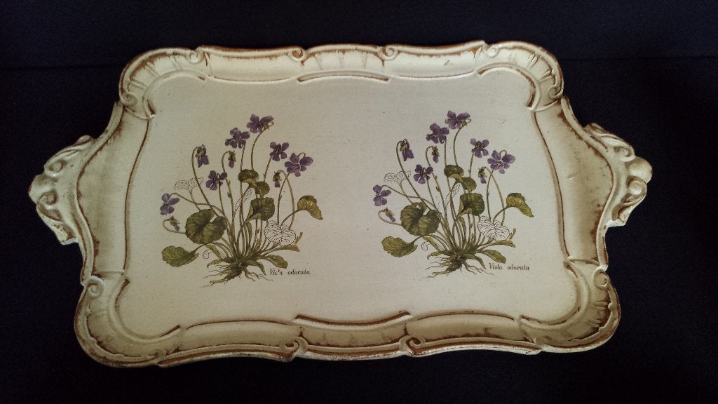 Barok Florentijns DIENBLAD <> ITALIAANS Handwerk 43 x 26 cm., Ophalen of Verzenden