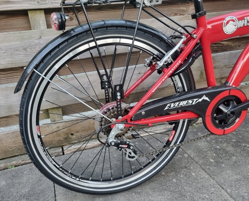 nieuwe jongensfiets wings everest T6 24 inch, Fietsen en Brommers, Ophalen of Verzenden, Nieuw, 26 inch of meer, Handrem