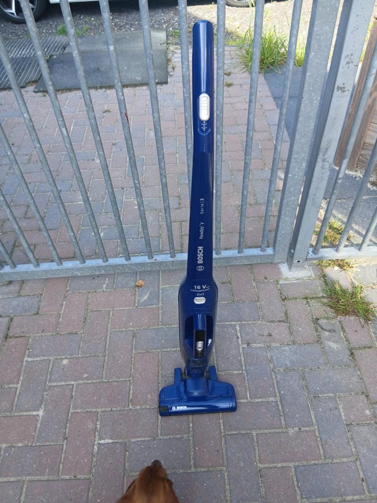 Steelstofzuiger bosch, Bosch, Draadloos, Ophalen of Verzenden, Zo goed als nieuw