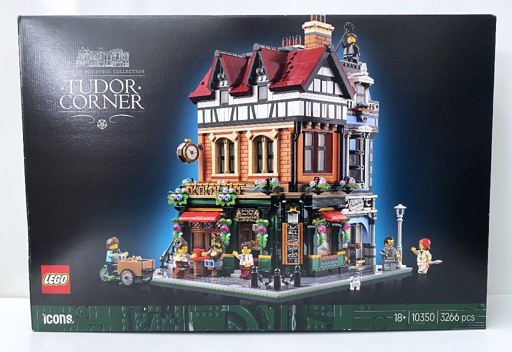 Lego #10350 Tudor Corner. Lege doos + instructieboekje., Lego, Overige thema's, ., Lego