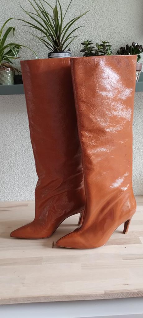 Patent-Leather Knee Boots 2 other stories 37, Ophalen of Verzenden, Nieuw, Zwart, Hoge laarzen