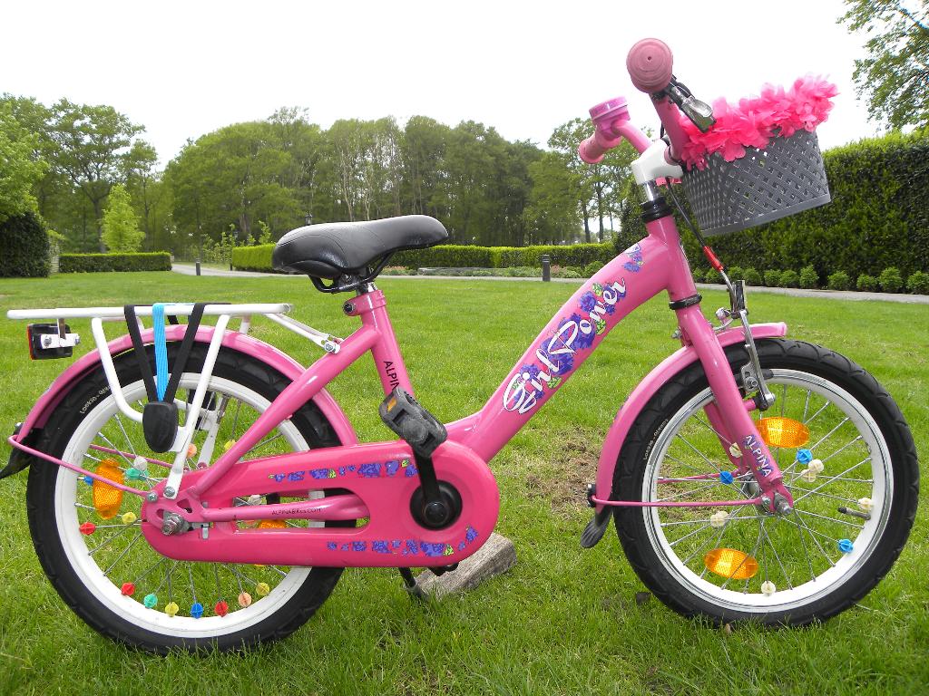 mooie 16'' alpina girlpower, Fietsen en Brommers, Ophalen, Terugtraprem, Alpina, 16 tot 20 inch