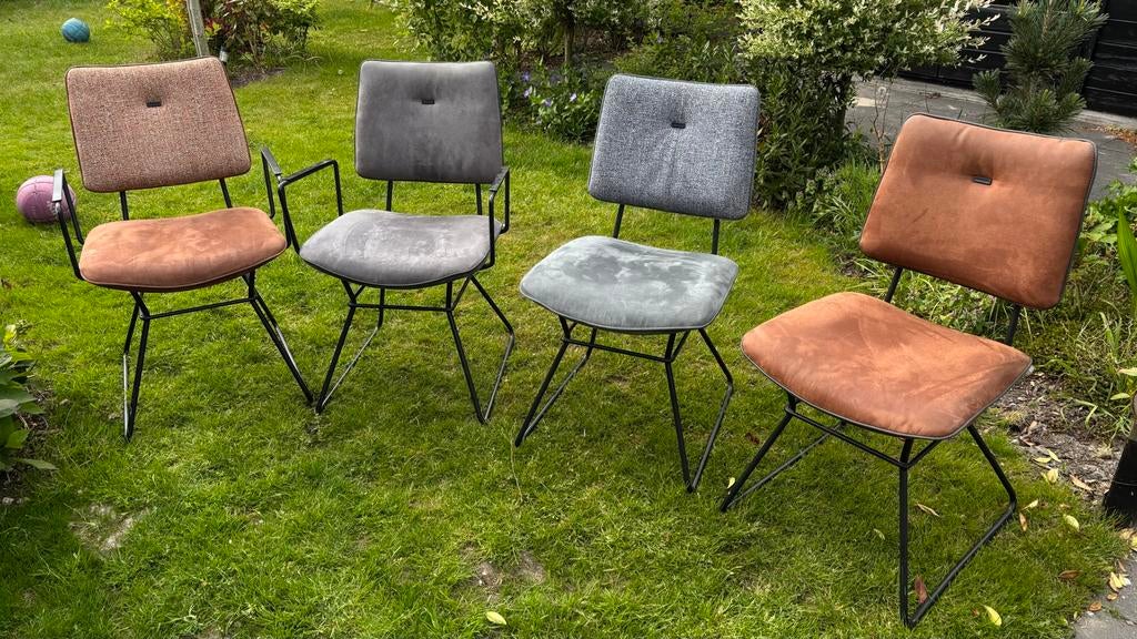 Xooon eetkamerstoelen - set van 4, Huis en Inrichting, Stoelen, Ophalen, Overige kleuren, Zo goed als nieuw, Vier