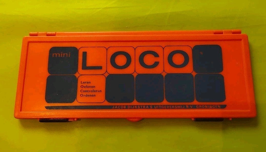 Vintage Mini Loco met 5 boekjes uit jaren 80 - Educatief Spe, Ophalen of Verzenden, Gebruikt, Puzzelen