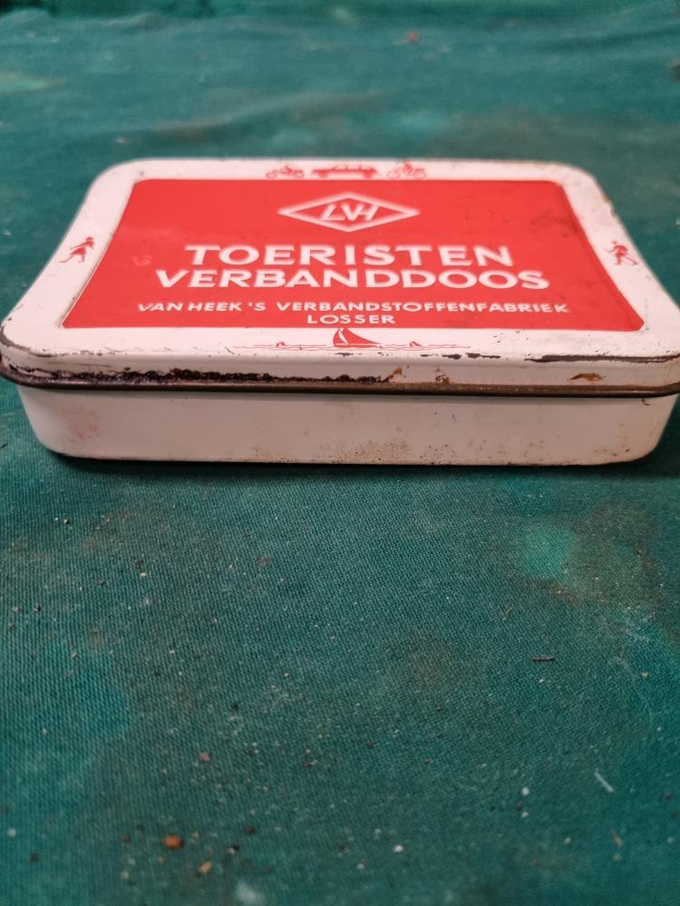 blik toeristen verbanddoos lvh, Verzamelen, Ophalen of Verzenden