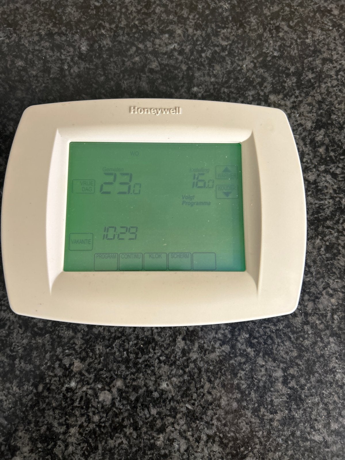 Honeywell Chronotherm Vision Modulerende Thermostaat, Ophalen of Verzenden, Slimme thermostaat, Gebruikt